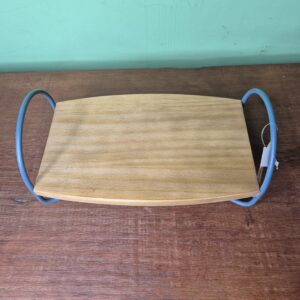 Bancada em Madeira com Suporte em Ferro - Azul - Imagem 3