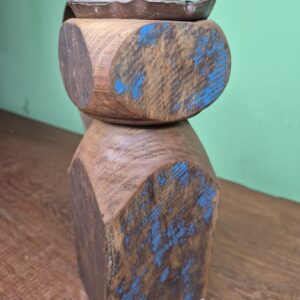 Castiçal em Madeira - P - Imagem 3