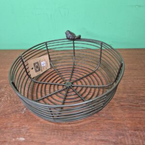 Kit Cestinha em Ferro com Pássaros - P e M - Imagem 3