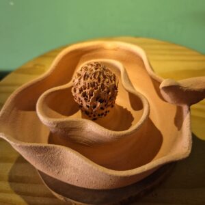 Flor de Cheiro G Terroso com 1 passaro - Juliana Takayama - Imagem 3