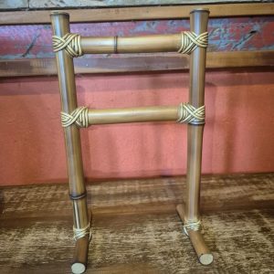 Suporte de Bambu para Toalha de Mão ou Pano de Prato – M - Imagem 2